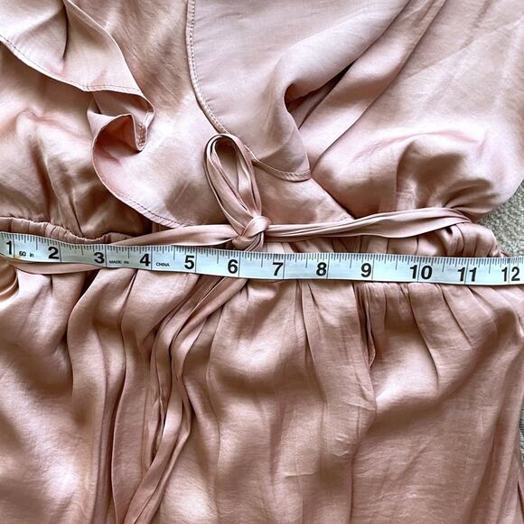 Bardot Cold Shoulder High Low Slip Dress Sz 8 - Picture 9 of 11